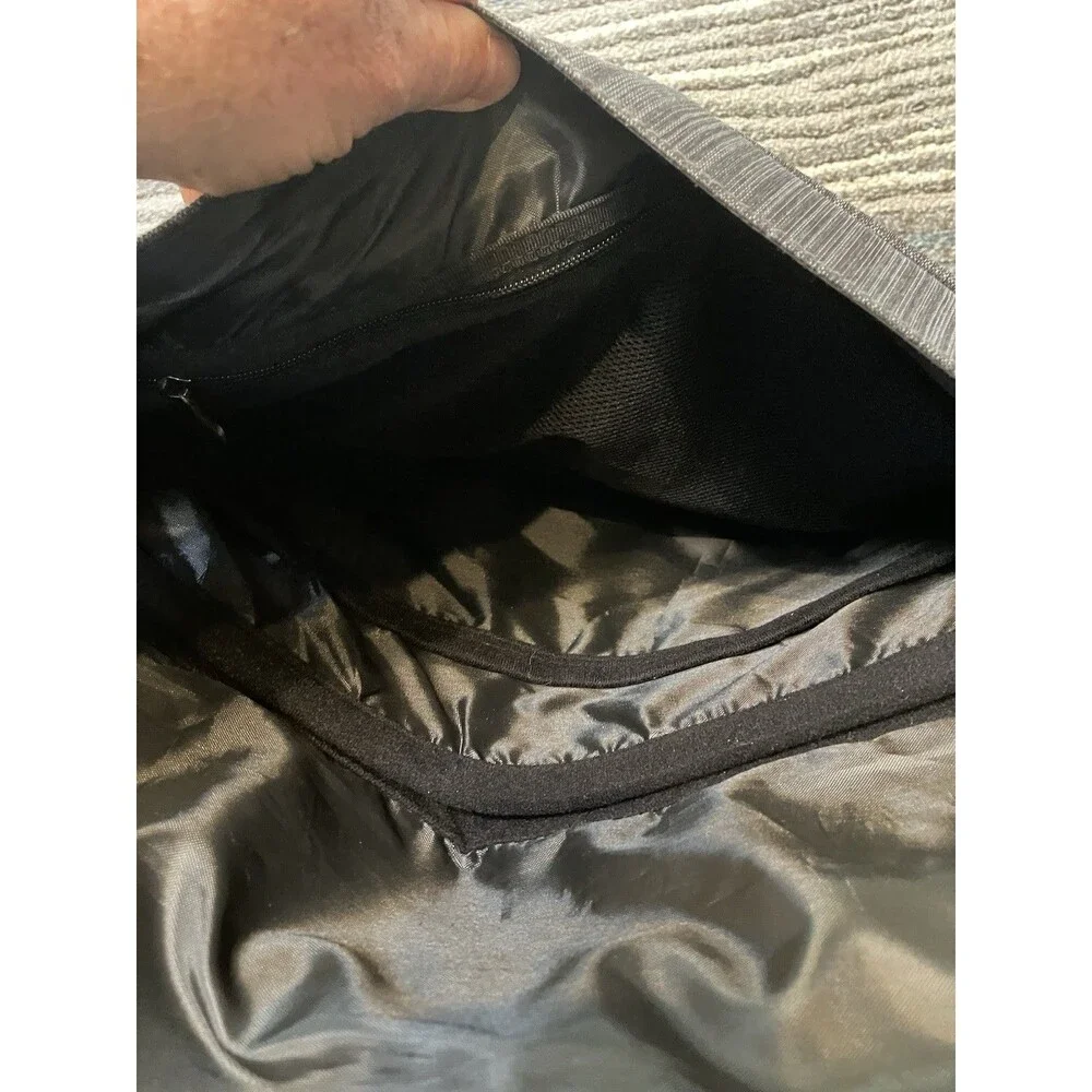 Port Authority Bag Gray Canvas Messenger Bike Crossbody Shoulder Bag